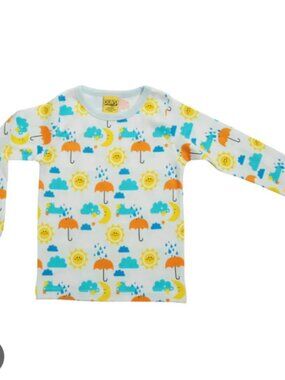 ☀️☔ DUNS Sweden Sun & Rain Long-Sleeve Top – 110cm (Approx. 5Y) ☔☀️